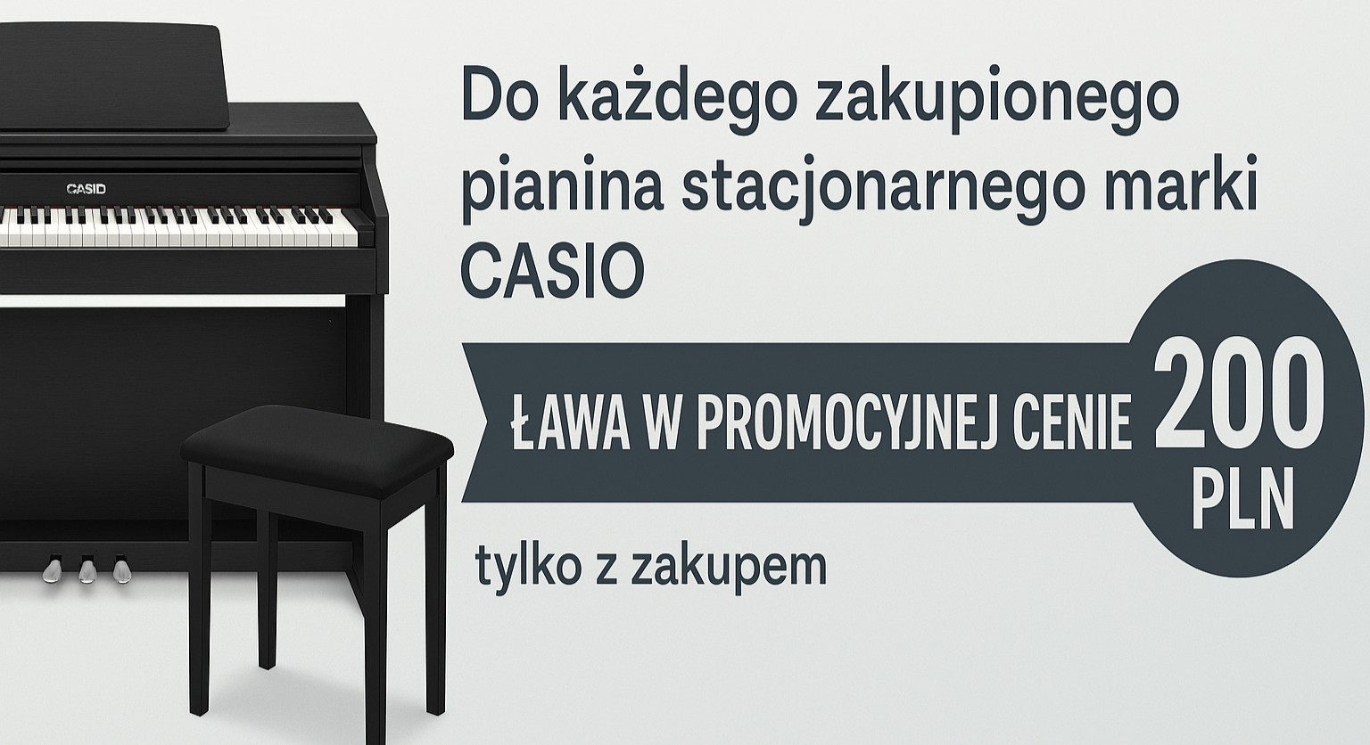 CASIO z ławą za 200 PLN
