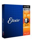 Elixir 12102 NanoWeb Medium 11-49, struny do git. elektrycznej