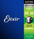 Elixir 19002 OptiWeb Light 0942, struny do git. elektrycznej