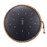 Tongue drum 15 ton 14" premium Hluru TB15-14-Charcoal